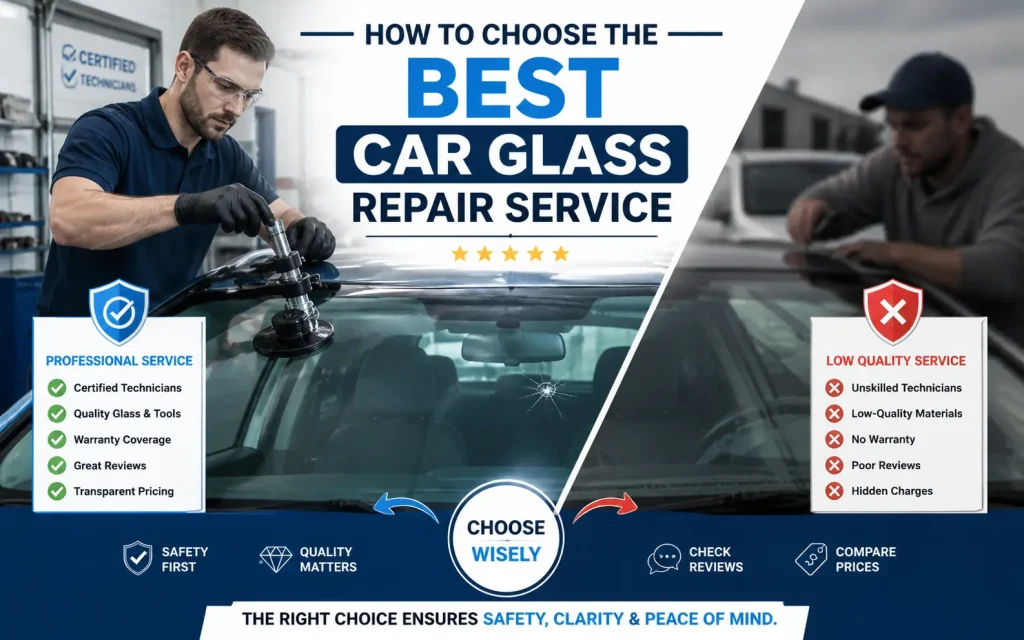 how to choose the best car glass repair service