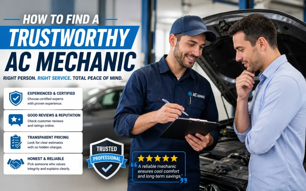 how to find a trustworthy ac mechanic