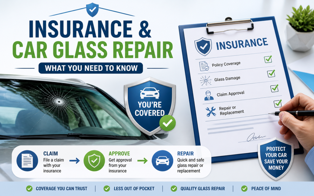 insurance and car glass repair what you need to know