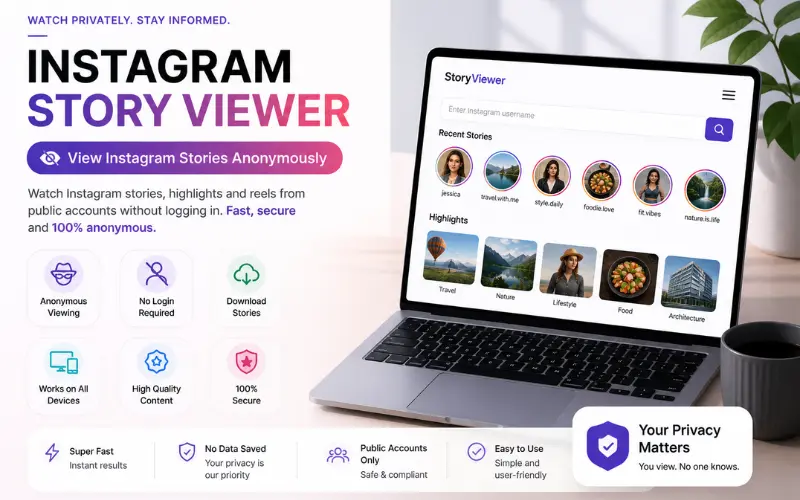 step-by-step how to use an instagram story viewer